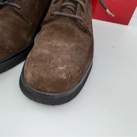 Salvatore Ferragamo Women’s Brown Suede Atto Oxford Dress Shoes 7.5 - Picture 6 of 10